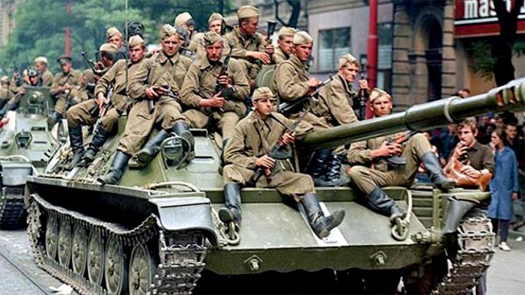 Λ.Δ. Τσεχοσλοβακίας - αντεπανάσταση, 1968 - Πράγα - Κόκκινος Στρατός