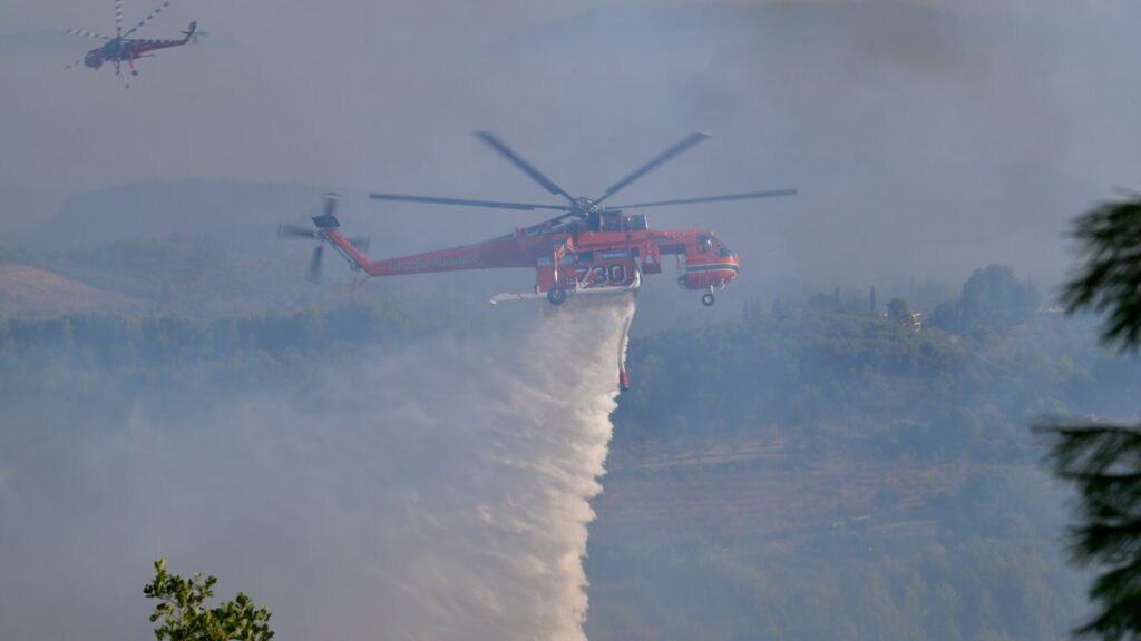 Πυρκαγιά στην Αρχαία Ολυμπία
