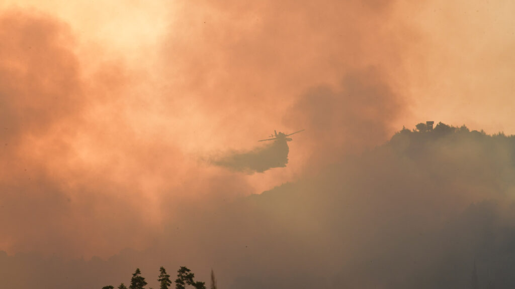 Πυρκαγιά στην Αρχαία Ολυμπία