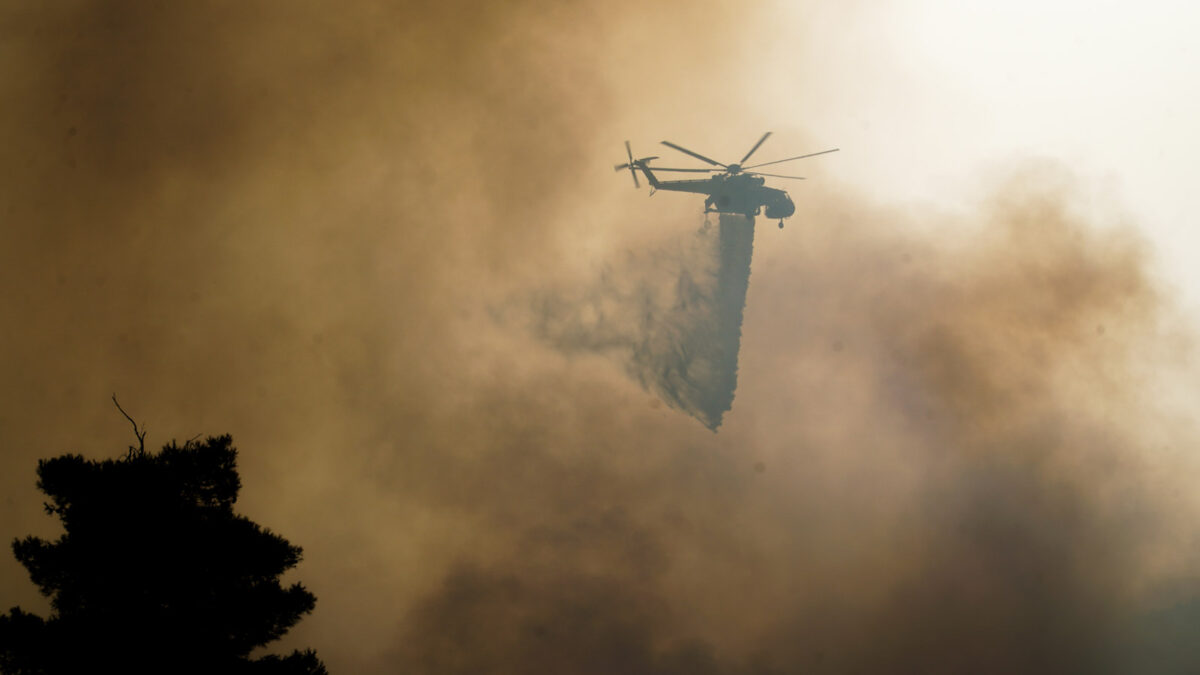 Πυρκαγιά στην Αρχαία Ολυμπία