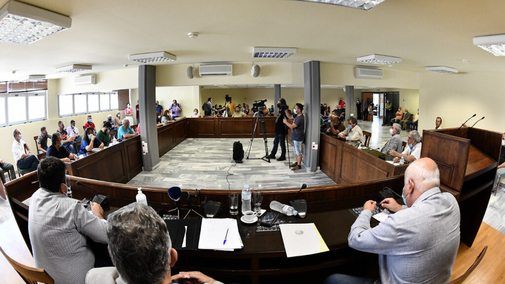 Περιοδεία του Δημήτρη Κουτσούμπα στην Ηλεία - Συνάντηση με την επιτροπή πυρόπληκτων