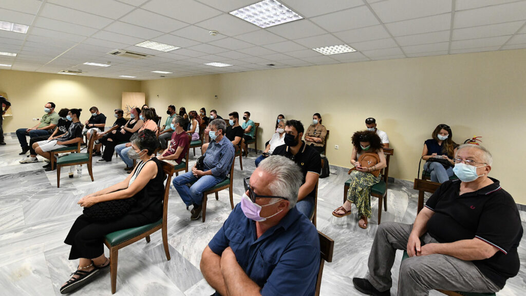 Περιοδεία του Δημήτρη Κουτσούμπα στην Ηλεία - Συνάντηση με την επιτροπή πυρόπληκτων