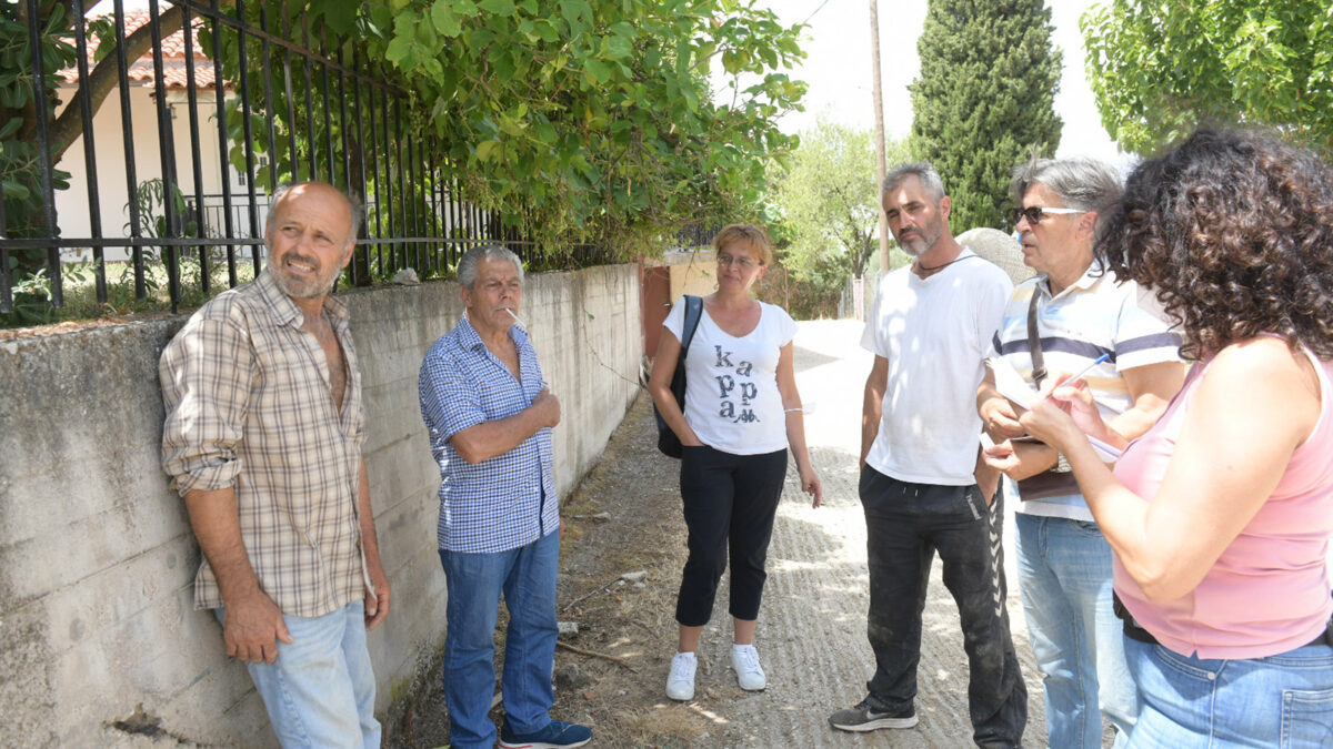 Περιοδεία κλιμακίου του ΚΚΕ στον Δήμο Ερύμανθου μία από τις πυρόπληκτες περιοχές της Αχαΐας - 2/8/21