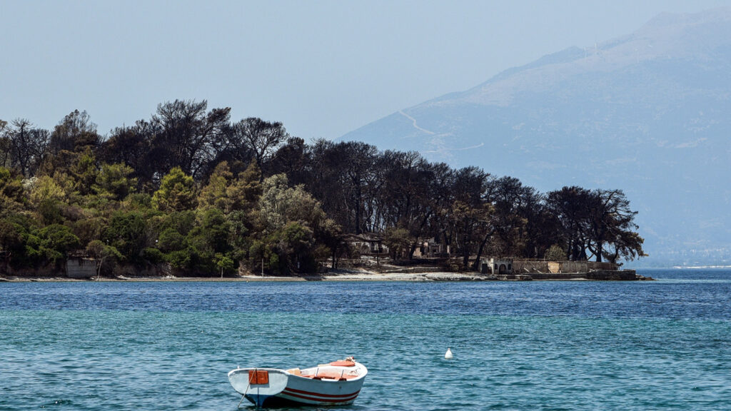 Πυροσβεστική - Πυρκαγιά - Δάσος - Καταστροφές από την πυρκαγιά στην Ζήρια Αχαΐας, Κυριακή 1 Αυγούστου 2021.