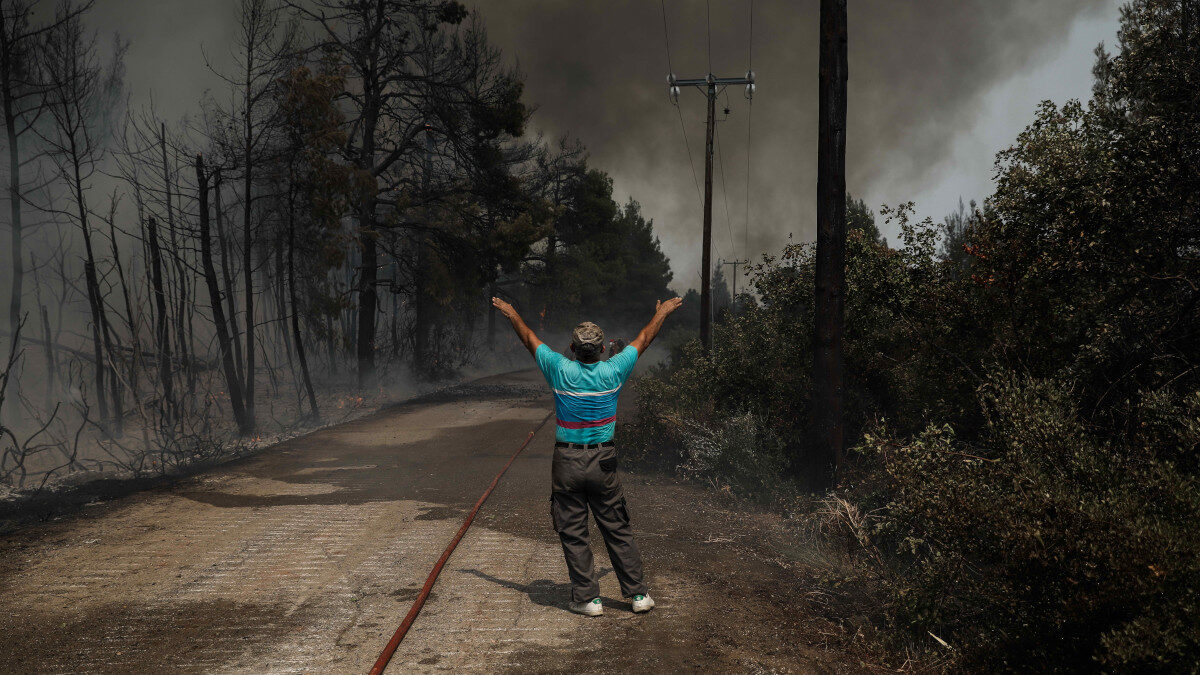 Πυρκαγιά στην Εύβοια