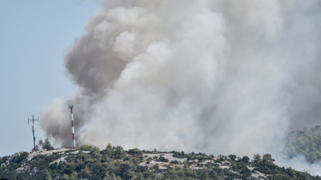 Πυρκαγιά στα Βίλια, Αττικής