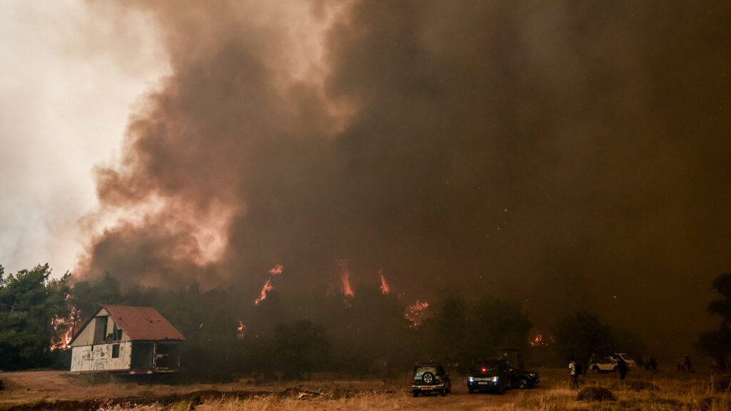 Πυρκαγιά στα Βίλια, Αττικής