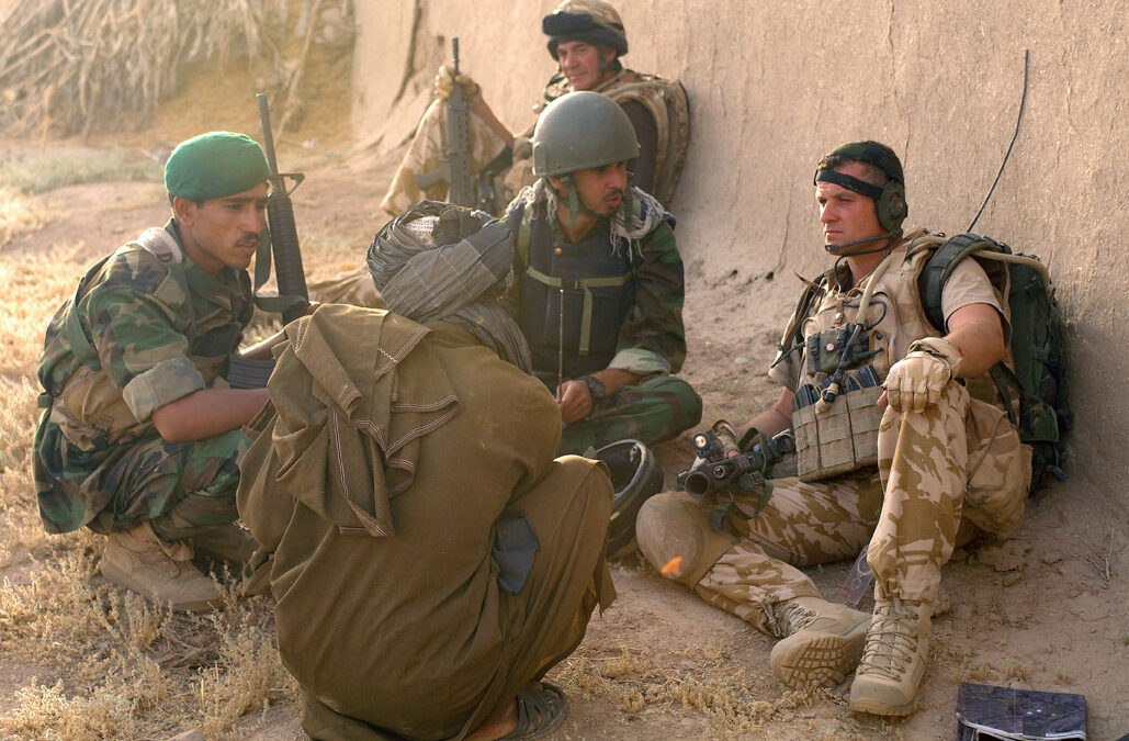 Βρετανοί στρατιώτες της Νατοϊκής Δύναμης (ISAF) στο Αφγανιστάν - Ιούνιος 2008