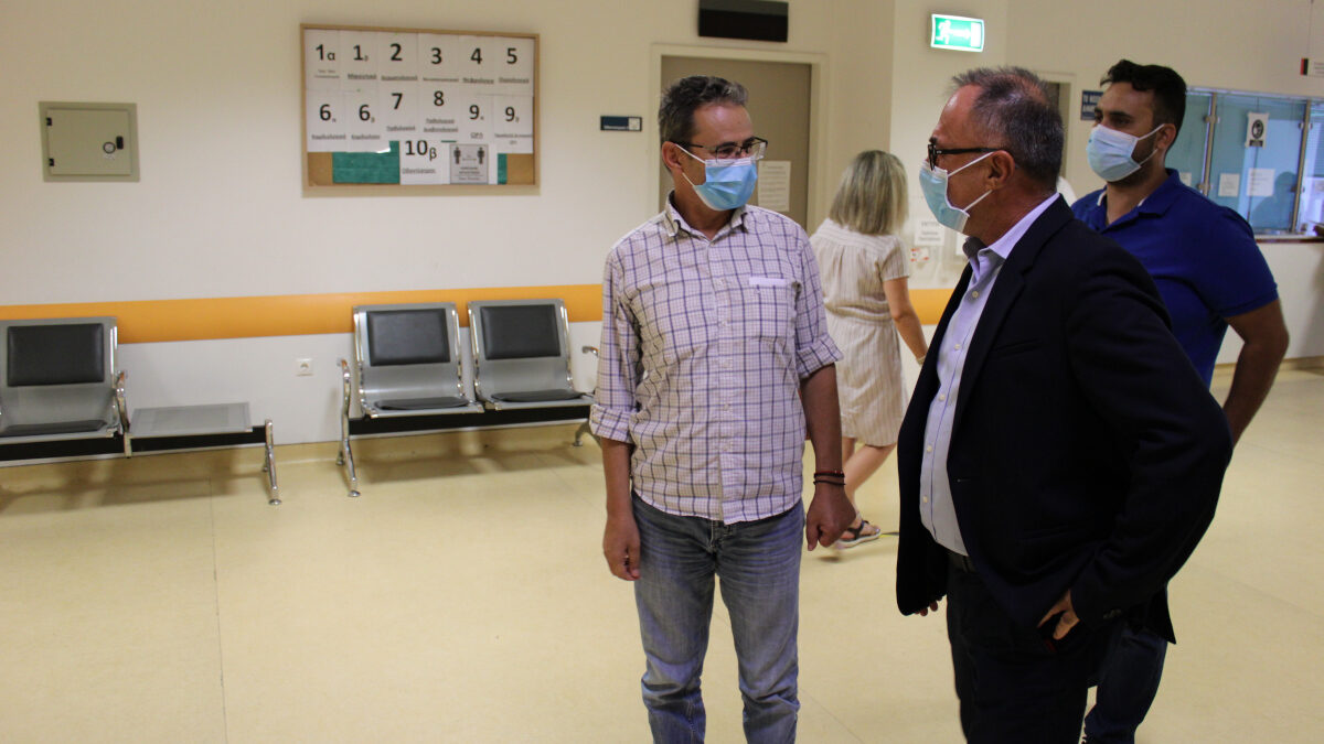 Περιοδεία του Βουλευτή Ν. Παπαναστάση στα νοσηλευτικά ιδρύματα του νομού Αιτωλοακαρνανίας