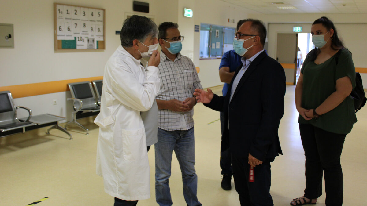 Περιοδεία του Βουλευτή Ν. Παπαναστάση στα νοσηλευτικά ιδρύματα του νομού Αιτωλοακαρνανίας