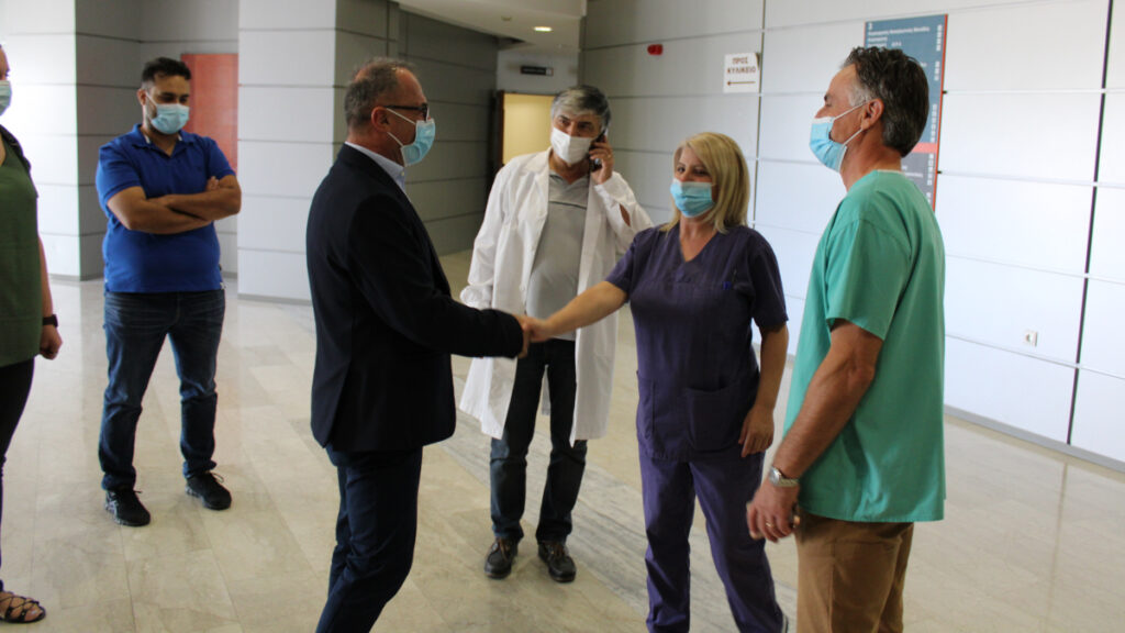 Περιοδεία του Βουλευτή Ν. Παπαναστάση στα νοσηλευτικά ιδρύματα του νομού Αιτωλοακαρνανίας