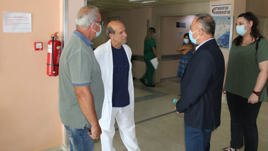 Περιοδεία του Βουλευτή Ν. Παπαναστάση στα νοσηλευτικά ιδρύματα του νομού Αιτωλοακαρνανίας