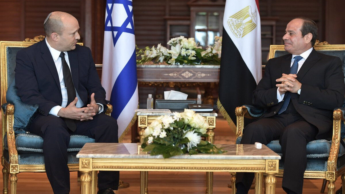Συνάντηση Ναφτάλι Μπένετ, Πρωθυπουργού του Ισραήλ με τον Άμπντελ Φάταχ αλ Σίσι, Πρόεδρο της Αιγύπτου