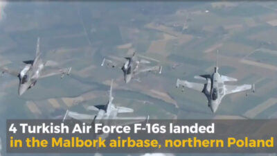 Τέσσερα τουρκικά F-16 block 40 συμμετέχουν στο πλαίσιο της ΕΑΡ (Enhanced Air Policing) του NATO σε αποστολές εναέριας αστυνόμευσης στην Πολωνία