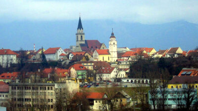 Η πόλη Κράν στη Σλοβενίας (Kranj - Slovenia)
