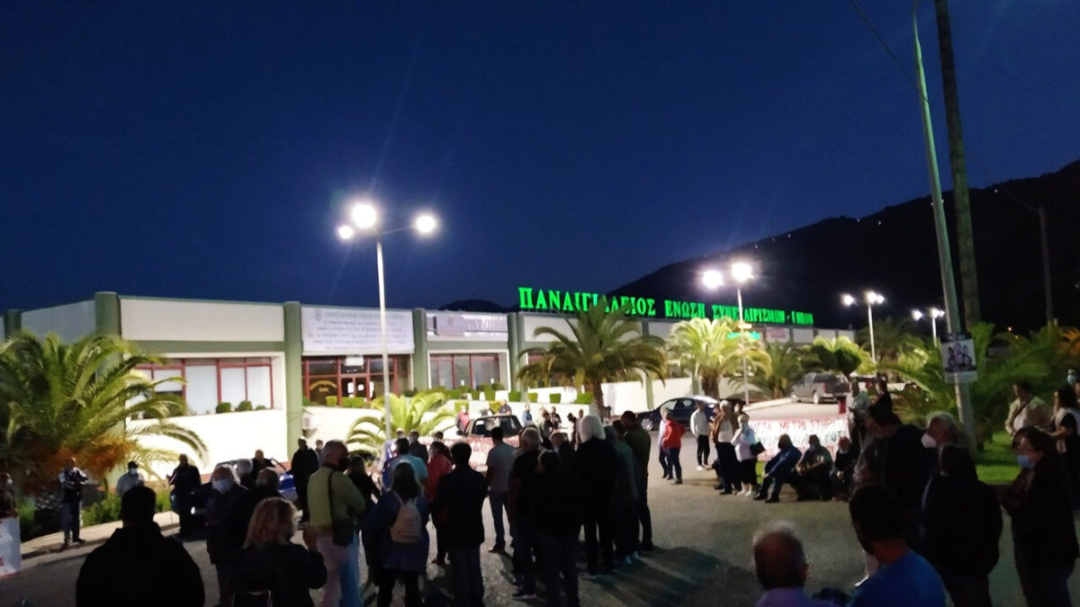 Από κινητοποίηση των αγροτών στο Αίγιο