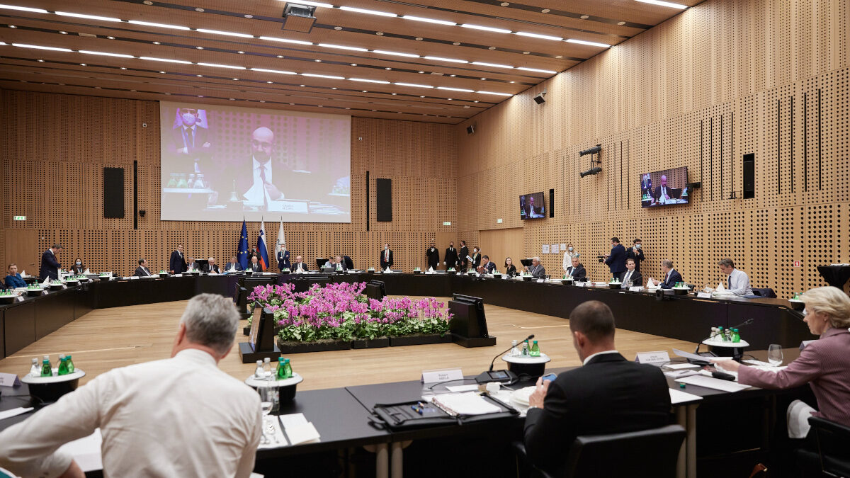 Σύνοδος ΕΕ -Δυτικών Βαλκανίων στην Σλοβενία.Τρίτη 5 Οκτωβρίου 2021.