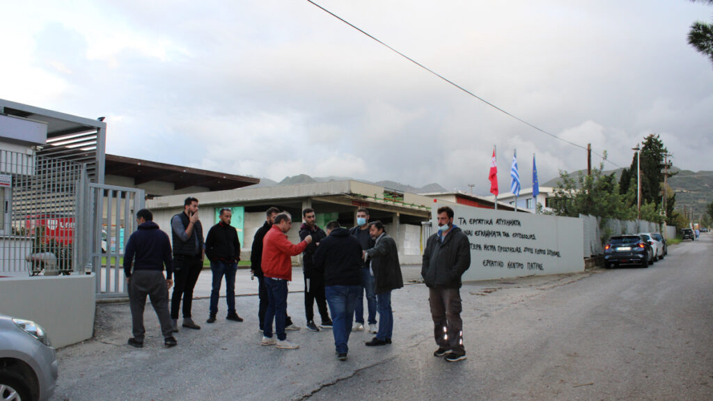 Από την άμεση παρέμβαση της Διοίκησης του ΕΚΠ και άλλων συνδικαλιστών στο χώρο του εργοστασίου της UNISOL