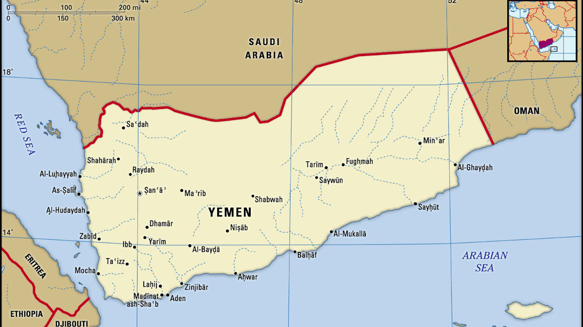 Χάρτης Υεμένης