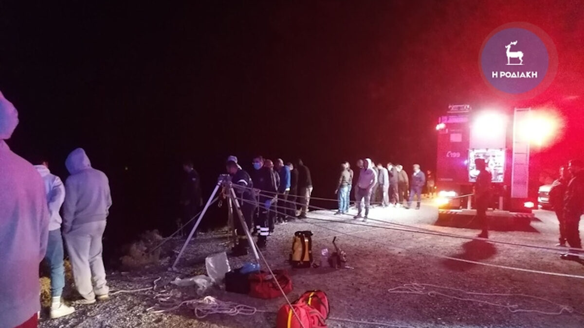 Μεγάλη επιχείρηση ΕΚΑΒ, Λιμενικού και Πυροσβεστικής σε τροχαίο ατύχημα στη Ρόδο