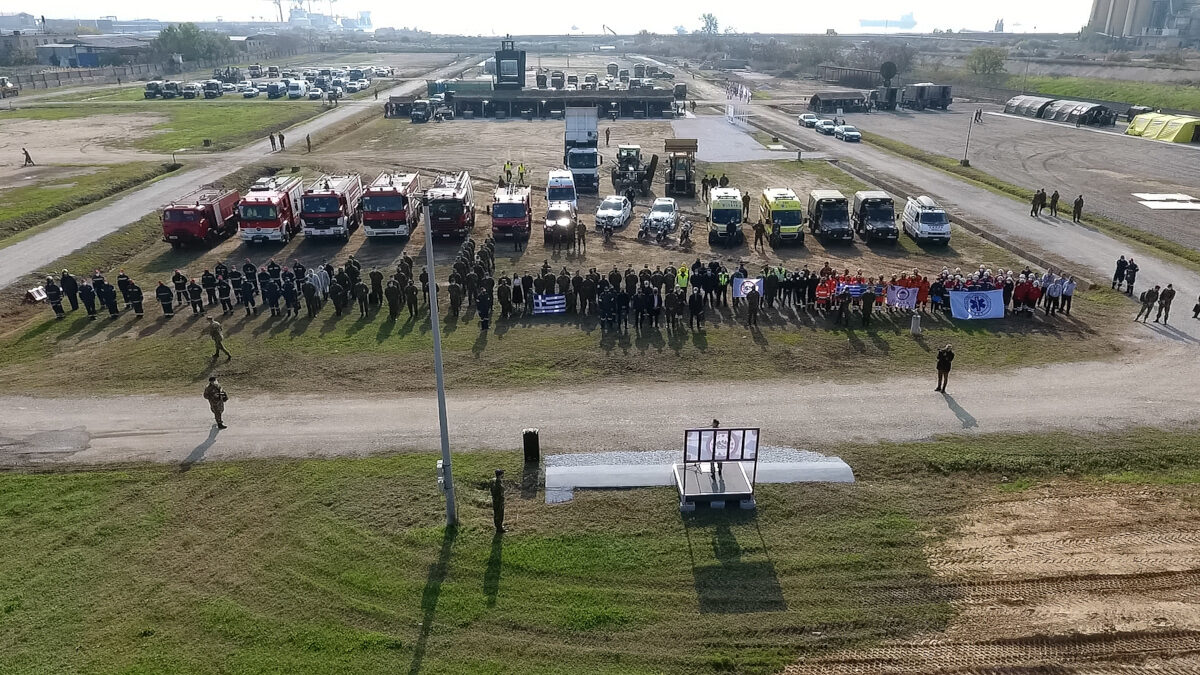 Διεξήχθη, στην έδρα της 873 ΑΒΕΚ στη Μενεμένη Θεσσαλονίκης, η Τακτική Άσκηση Μετά Στρατευμάτων (ΤΑΜΣ) «ΤΥΦΩΕΥΣ», υπό τη διεύθυνση του Γ΄ Σώματος Στρατού / NRDC-GR «ΜΕΓΑΣ ΑΛΕΞΑΝΔΡΟΣ»