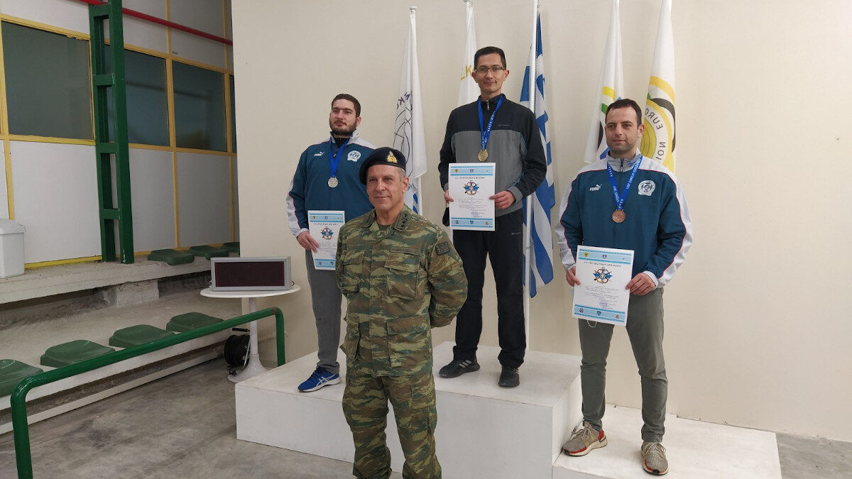 Από την απονομή των αγώνων σκοποβολής των ΕΔ και ΣΑ - Δεκέμβρη 2021