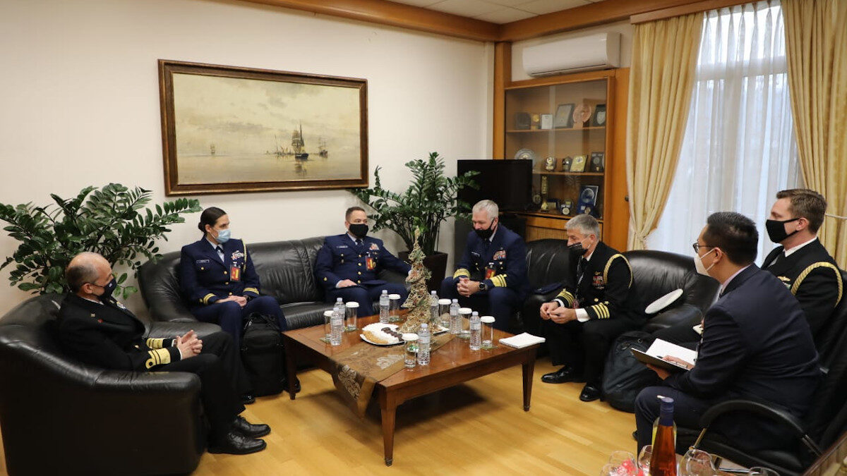 Συνάντηση του Υπαρχηγού ΓΕΕΘΑ με τον Διοικητή της Ακτοφυλακής των ΗΠΑ Περιοχής Ατλαντικού