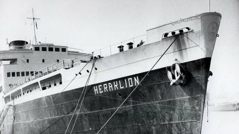Το πλοίο "Ηράκλειον" που βυθίστηκε στη Φαλκονέρα