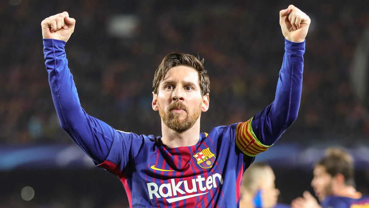 Ο Λιονέλ Μέσι (Lionel Messi) με τη φανέλα της Barcelona - CHAMPIONS LEAGUE / BARCELONA - CHELSEA - 14/3/2018