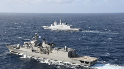 Συνεκαπίδευση της Φ/Γ "Σαλαμίς" του Πολεμικού Ναυτικού με Φ/ Γ του Γαλλικού Πολεμικού Ναυτικού
