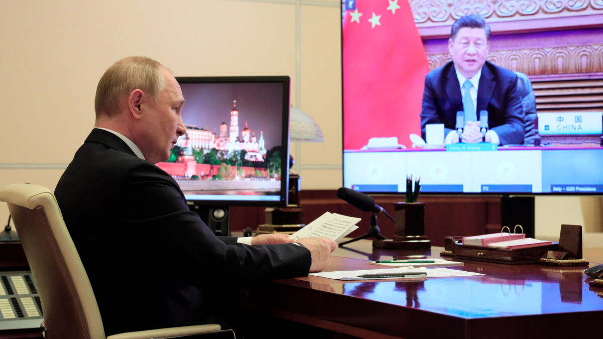 Ρωσία - Κίνα - Μόσχα - Πεκίνο - Βλαντίμιρ Πούτιν και Σι Τζινπίνγκ, σε βιντεοδιάσκεψη