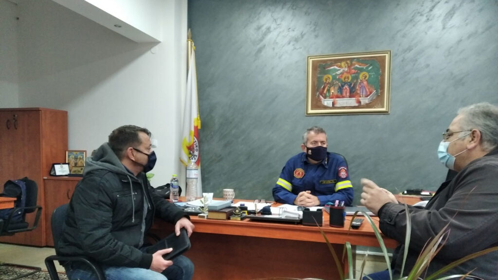 Επίσκεψη αντιπροσωπείας του ΚΚΕ στους Πυροσβεστικούς Σταθμούς της Λάρισας, τον κεντρικό Π.Σ, τον 3ο Π.Σ, την ΕΜΑΚ της Λάρισας και τον Πυροσβεστικό Σταθμό Ελασσόνας