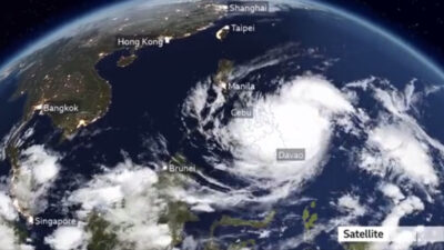 Ο τυφώνας Ράι Κατηγορίας 4 που χτυπά τις Φιλιππίνες (16 και 17/12/2021)