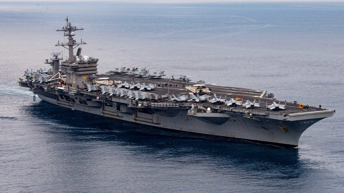 Το αεροπλανοφόρο των ΗΠΑ USS Carl Vinson (CVN 70) στον Ειρηνικό Ωκεανό - 2021