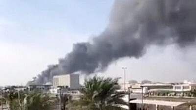 Ηνωμένα Αραβικά Εμιράτα (ΗΑΕ) - Χούθι - Υεμένη - Επίθεση με μη επανδρωμένο αεροσκάφος σε τρία βυτιοφόρα και εκδήλωση πυρκαγιάς στο βιομηχανικό κέντρο του Αμπου Ντάμπι