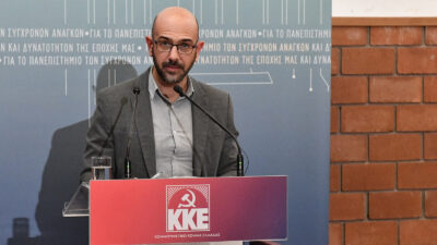 Κυριάκος Ιωαννίδης, μέλος της ΚΕ του ΚΚΕ και υπεύθυνος του Τμήματος Παιδείας