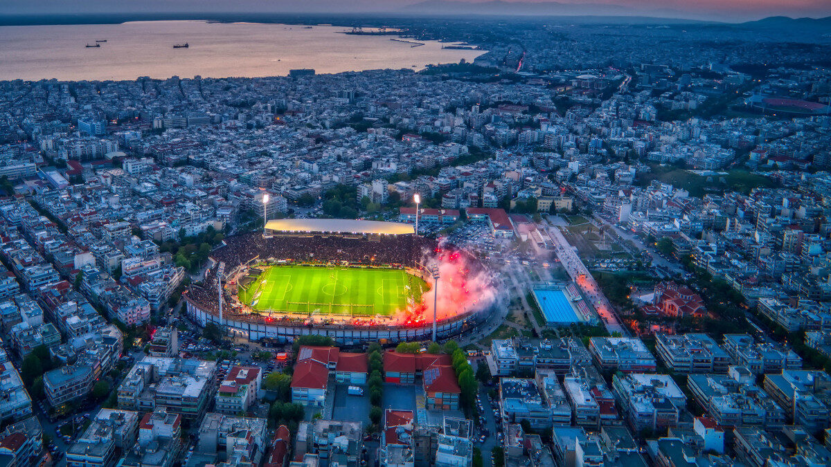 Η περιοχή της Τούμπας Θεσσαλονίκης (Αεροφωτογραφία)