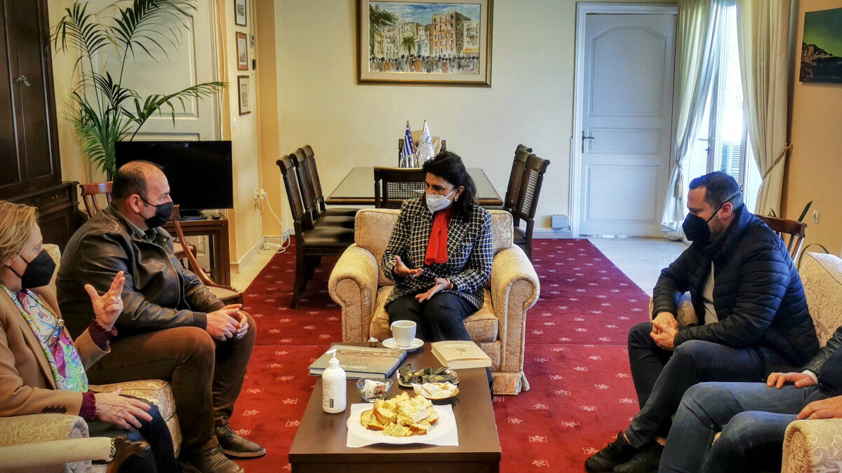 ΕΠΛΣ Βορείου Ιονίου : Συνάντηση με την Περιφερειάρχη & Αντιπεριφερειάρχη Ιονίων Νήσων