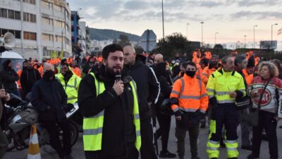 COSCO απεργία ΜΑΤ λιμάνι