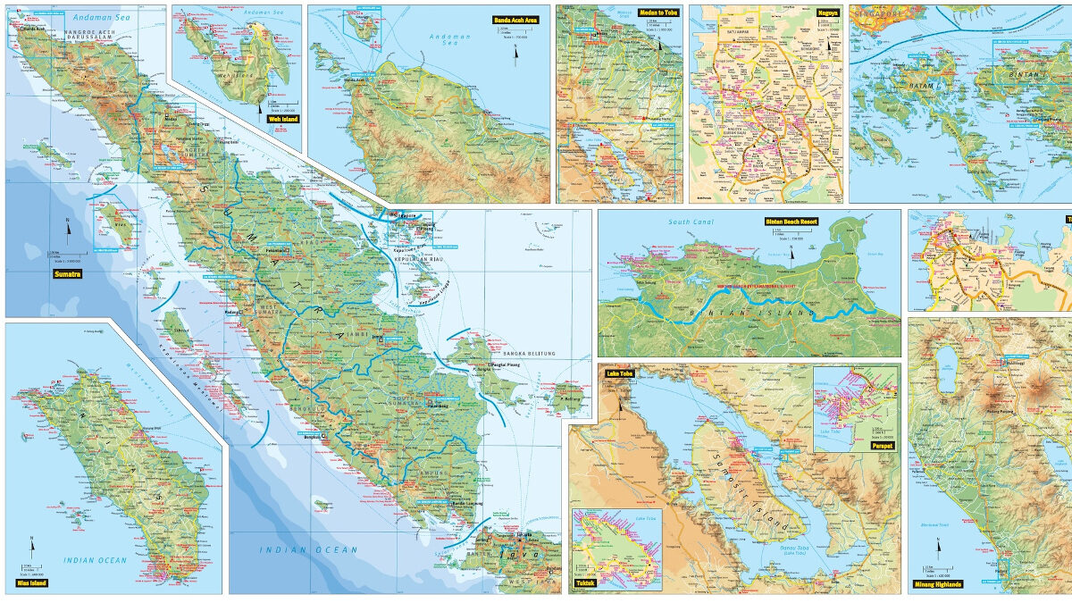 Χάρτης Ινδονησίας