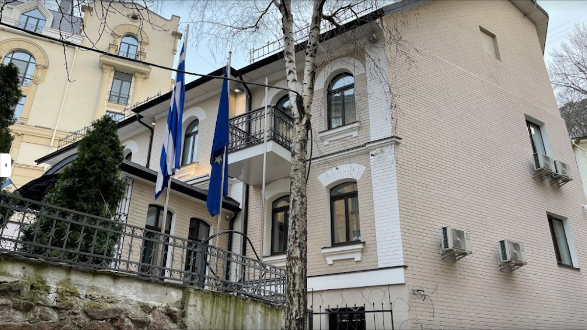 Η ελληνική Πρεσβεία στο Κίεβο, Ουκρανία