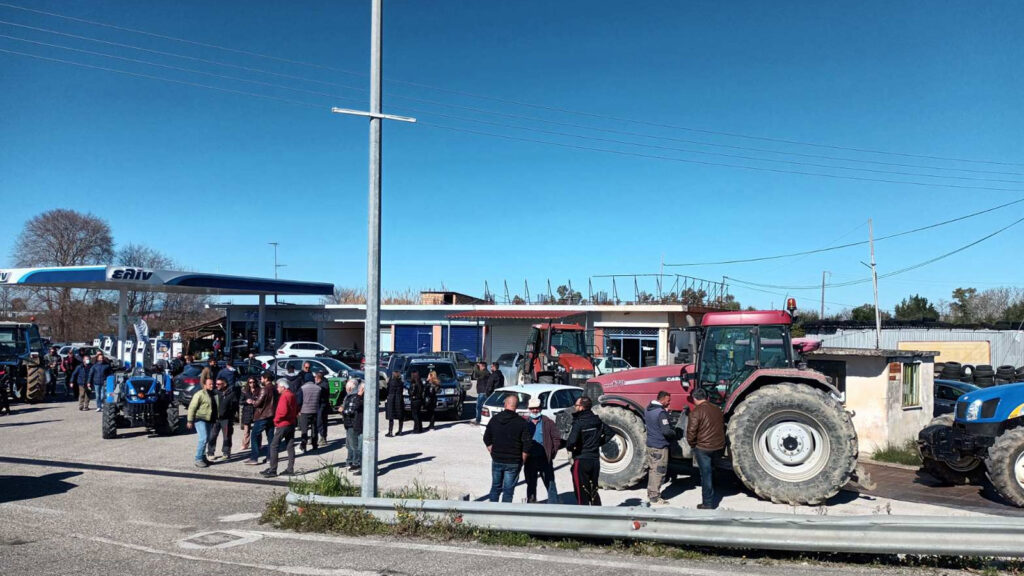 Μπλόκο Λεχαινών της Ομοσπονδίας Αγροτικών Συλλόγων Ηλείας (ΟΑΣΗ) / Φλεβάρης 2022