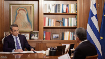 Συνέντευξη του πρωθυπουργού, Κ. Μητσοτάκη στον δημοσιογράφο Γ. Αυτιά και τον τηλεοπτικό σταθμό "ΣΚΑΙ"