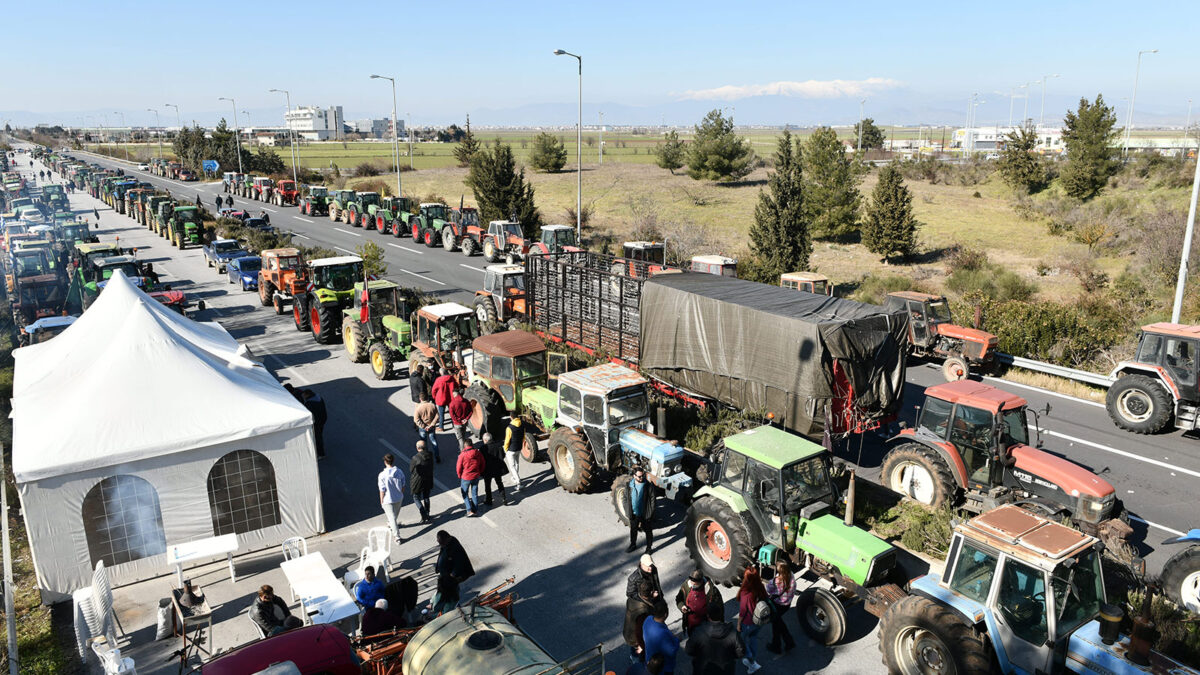 Μπλόκο της Νίκαιας - Λάρισα - Θεσσαλία / Φλεβάρης 2022