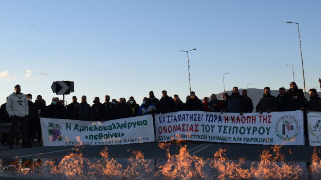 Μπλόκο Τυρνάβου / Αγρότες / Φλεβάρης 0222