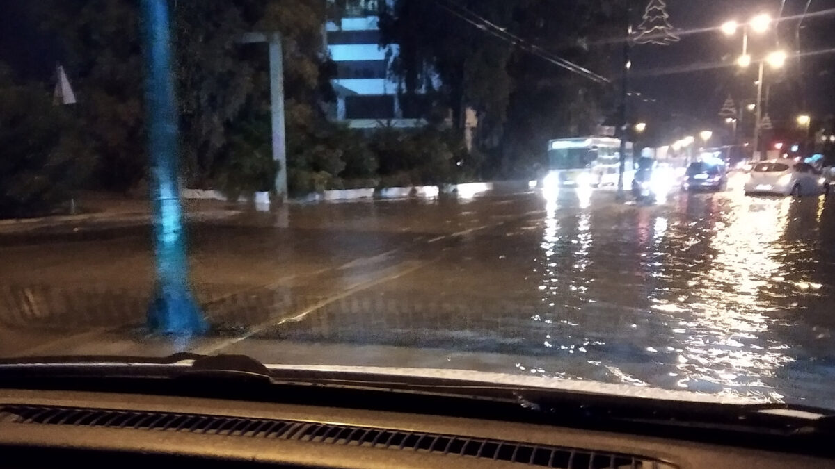 Πλημμύρα στην Πειραιώς, Αττική 02/02/2022