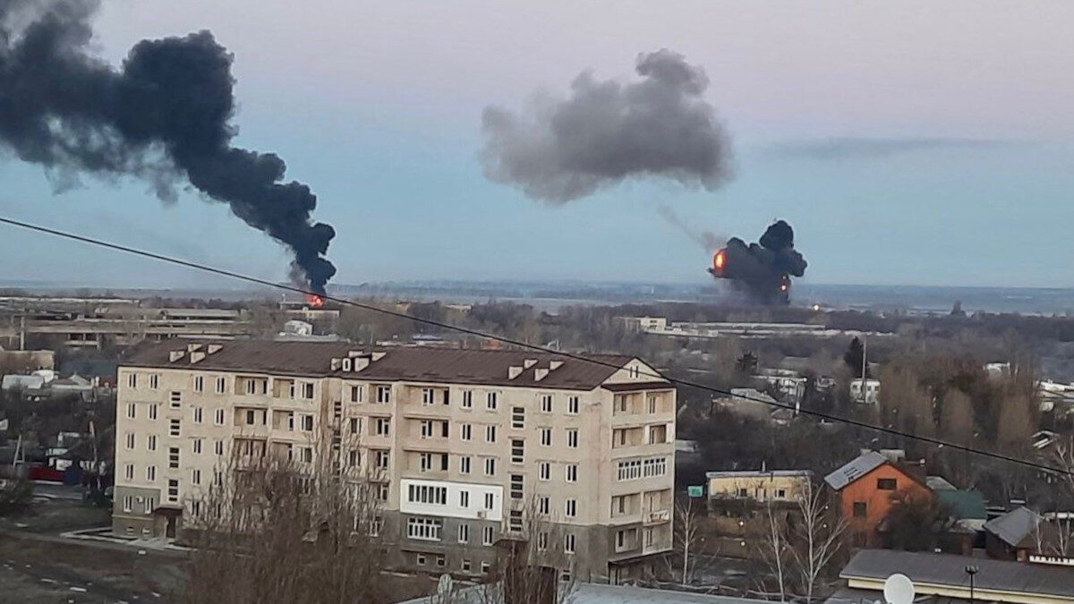 Βομβαρδισμός της Ουκρανίας από τη Ρωσία, 24 Φλεβάρης 2022