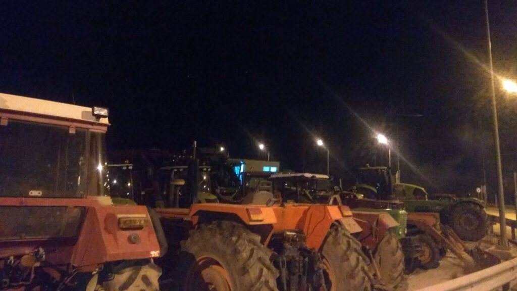 Μπλόκο αγροτοκτηνοτρόφων Αιτωλοακαρνανίας στο Χαλίκι / Φλεβάρης 2022