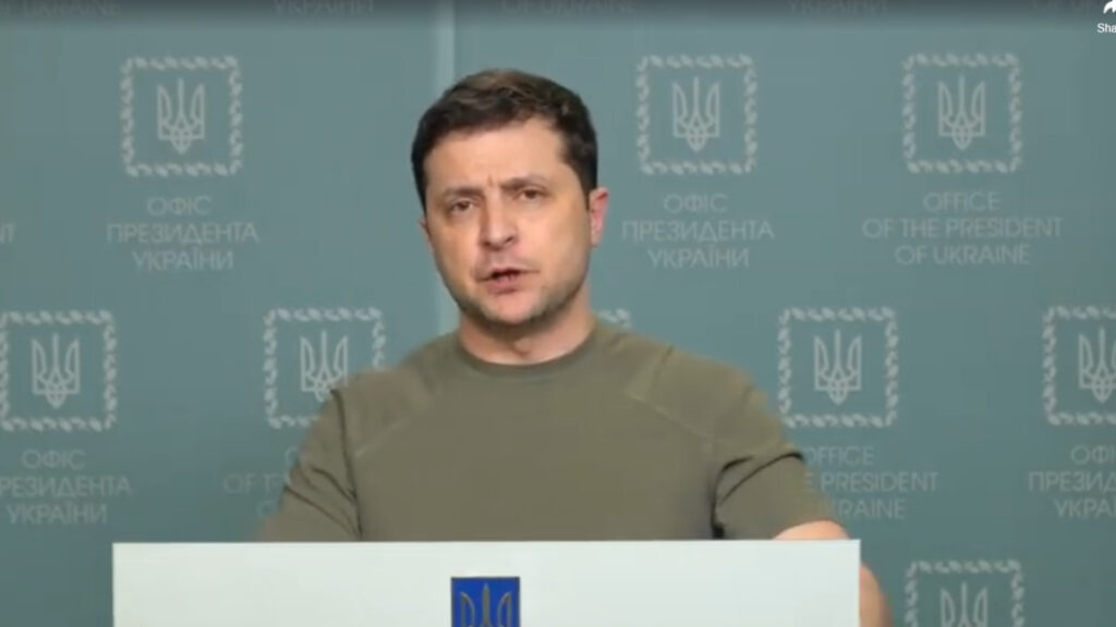 Ο πρόεδρος της Ουκρανίας Βολοντίμιρ Ζελένσκι