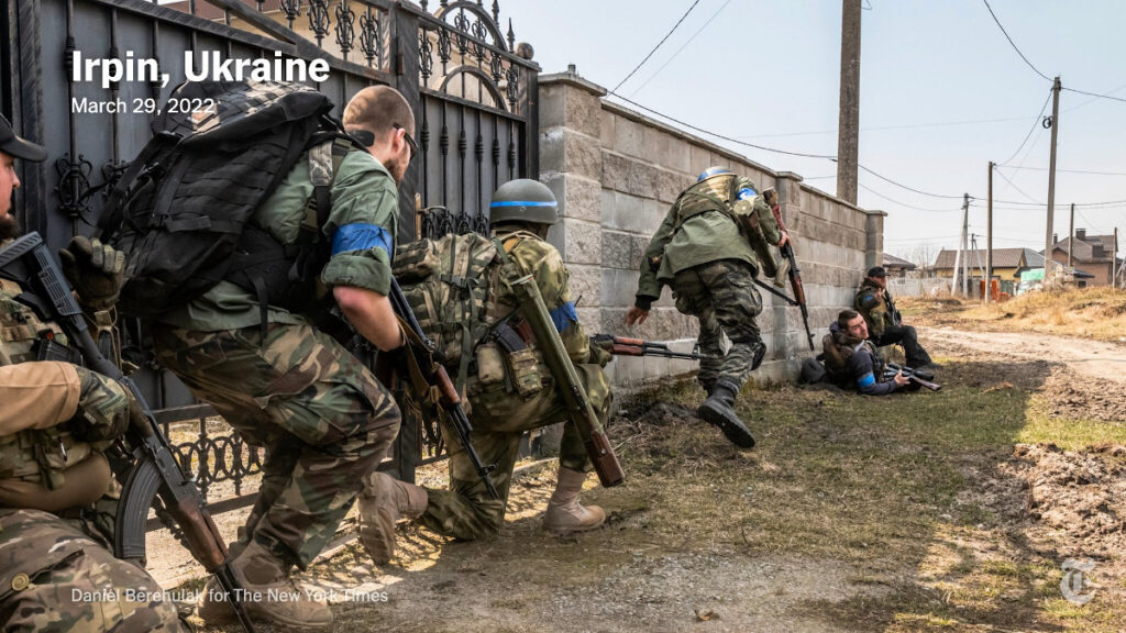 "Εθελοντές" πολεμούν στη μάχη του Ιρπίν - Ουκρανία - Μισθοφόροι